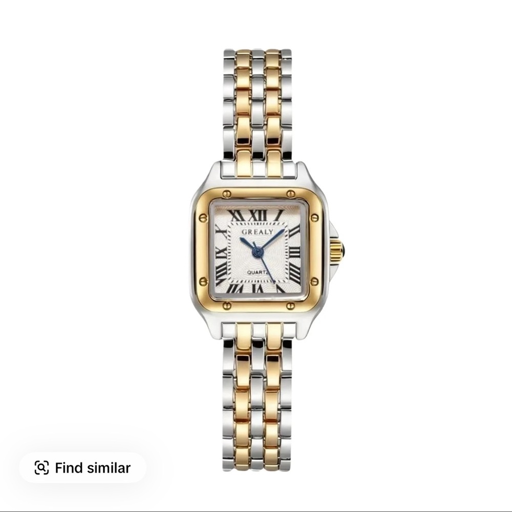Two-Tone Gold and Silver Women's Watch